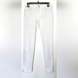 Zara Basic Z1975 White Denim Women's Jeans. Size US 6